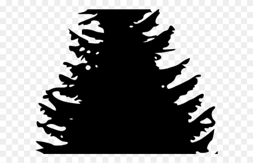 609x481 Drawn Pine Tree Svg Clipart Pine Trees Black And White, Text, Handwriting, Calligraphy HD PNG Download