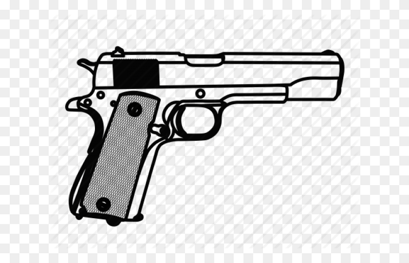 640x480 Png Нарисованный Пистолет M1911 Огнестрельное Оружие, Пианино, Досуг, Музыкальный Инструмент Hd Png Скачать