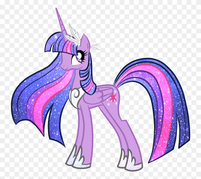 753x690 Нарисованная Принцесса My Little Pony Draw Mlp Princess Twilight Sparkle, Дракон, Лошадь, Млекопитающее, Hd Png Скачать