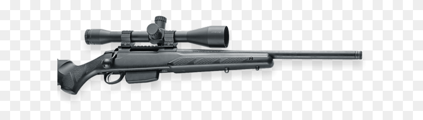 614x178 Drawn Snipers Locus Bolt Action Rifle Scope Muzzle Break, Gun, Weapon, Weaponry HD PNG Download