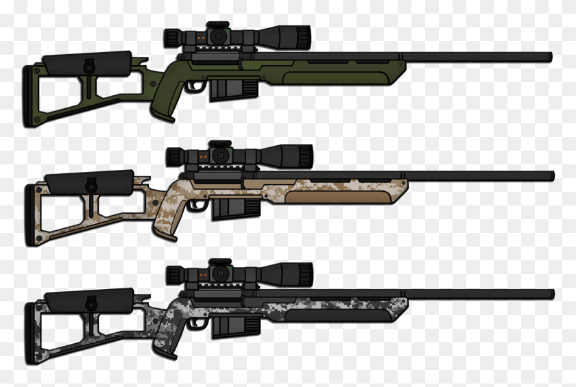 1531x993 Нарисованные Снайперы Простой Страйкбольный Пистолет, Оружие, Вооружение, Винтовка Png Скачать
