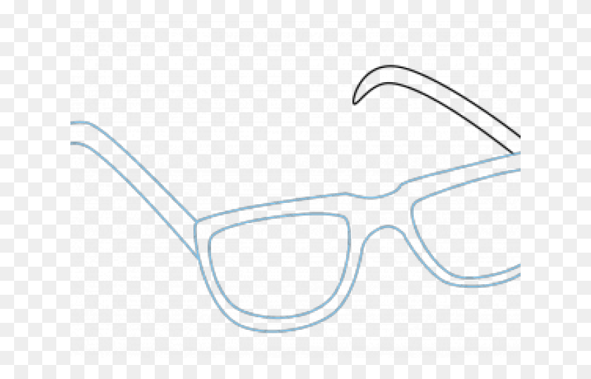 640x480 Drawn Spectacles Easy Drawing Line Art, Glasses, Accessories, Accessory Descargar Hd Png