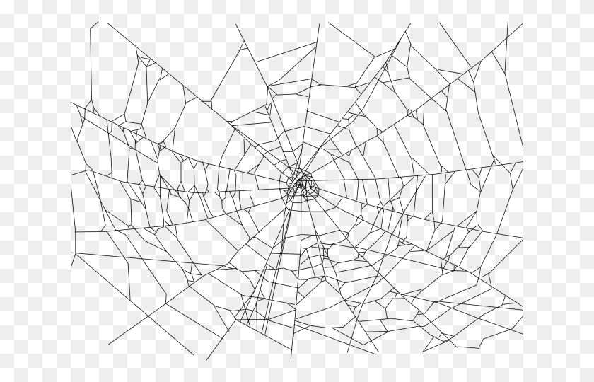 640x480 Drawn Spider Web Realistic Realistic Spider Web Drawing, Gray, World Of Warcraft HD PNG Download