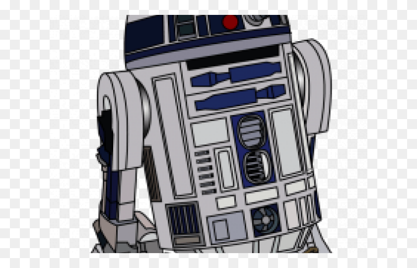 640x480 Нарисованный Звездные Войны R2D2 R2, Робот Hd Png Скачать