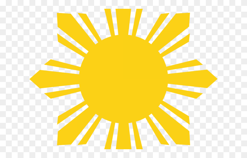 640x480 Descargar Png Bandera De Filipinas Estrellas Dibujadas Filipinas Sol, Naturaleza, Aire Libre, Cielo Hd Png
