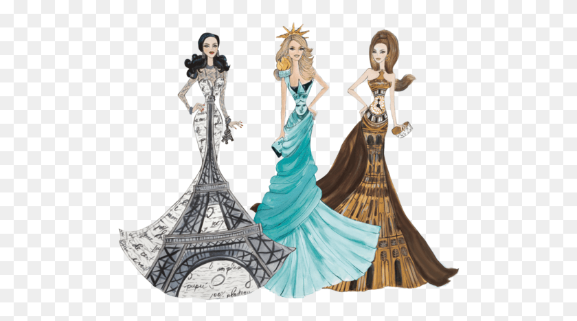 498x407 Drawn Statue Of Liberty Cute Statue Of Liberty Inspired Dress, Person, Human, Road HD PNG Download