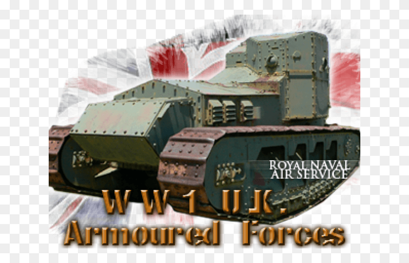 640x480 Descargar Pngtanque De Artillería Dibujado Ww1 Ww1 Tanques Ligeros Británicos, Vehículo, Transporte, Militar Hd Png