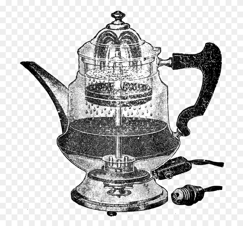 711x720 Нарисованный Чайник На Прозрачном Фоне Чайник, Серый, Мир Варкрафта Png Скачать