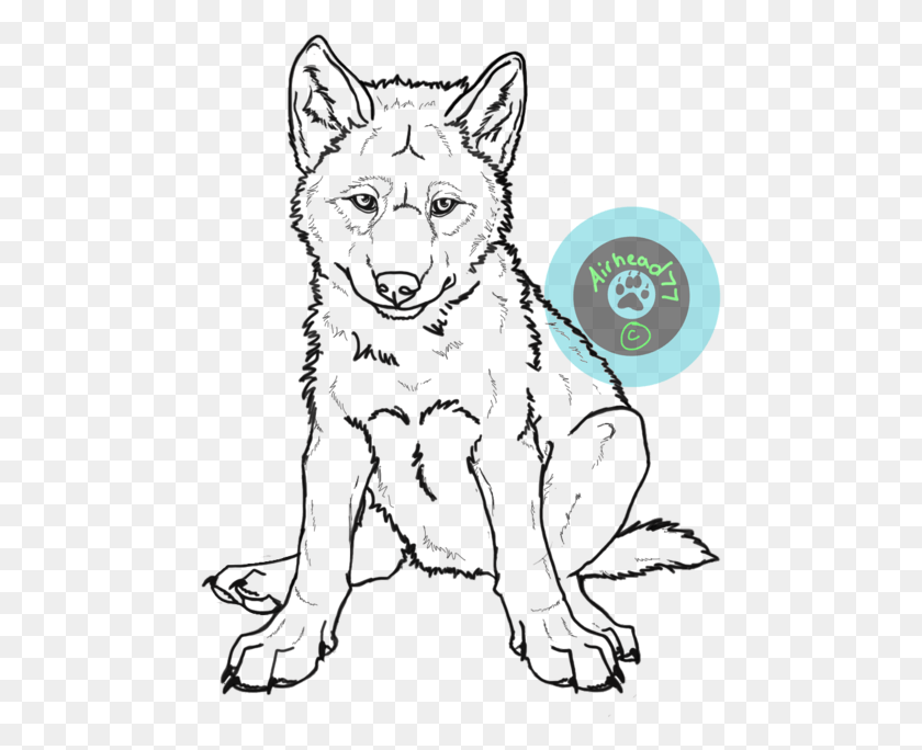 475x624 Drawn Wolf Pup Drawings Of Wolf Pups, Mammal, Animal, Canine HD PNG Download