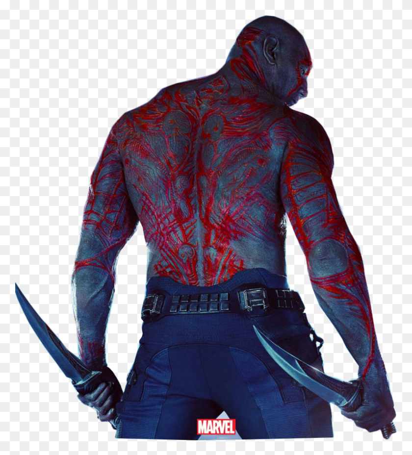 795x885 Drax Guardians Of The Galaxy Character Poster, Sleeve, Clothing, Apparel HD PNG Download