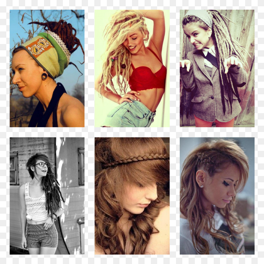 947x947 Dreads And Braids, Collage, Poster, Advertisement HD PNG Download
