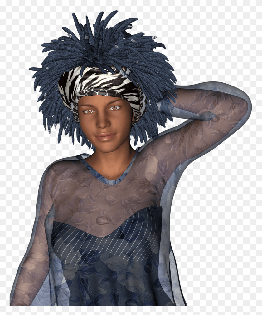 966x1176 Dreads Hair Style Dreadlocks, Clothing, Apparel, Hat HD PNG Download