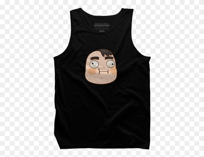 404x586 Dreads Potato Emote Active Tank, Clothing, Apparel, Tank Top HD PNG Download