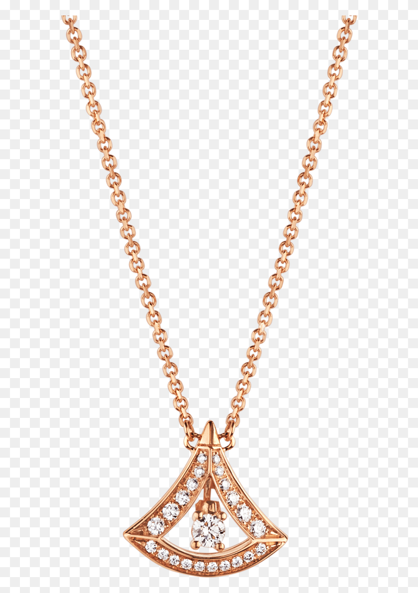 598x1132 Dream 18 Kt Rose Gold Openwork Necklace With Necklace, Jewelry, Accessories, Accessory HD PNG Download