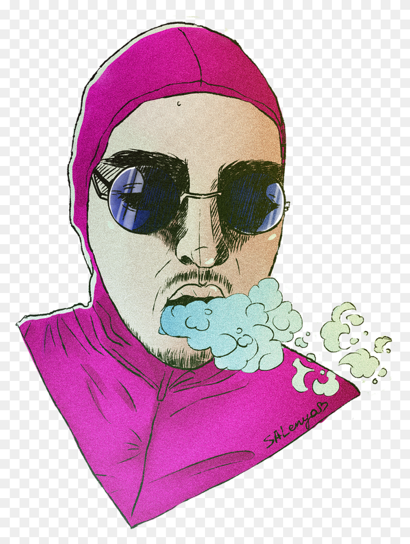 955x1291 Dream Awhile Filthy Frank Wallpaper Vaporwave Youtubers Pink Guy Draw, Sunglasses, Accessories, Accessory HD PNG Download