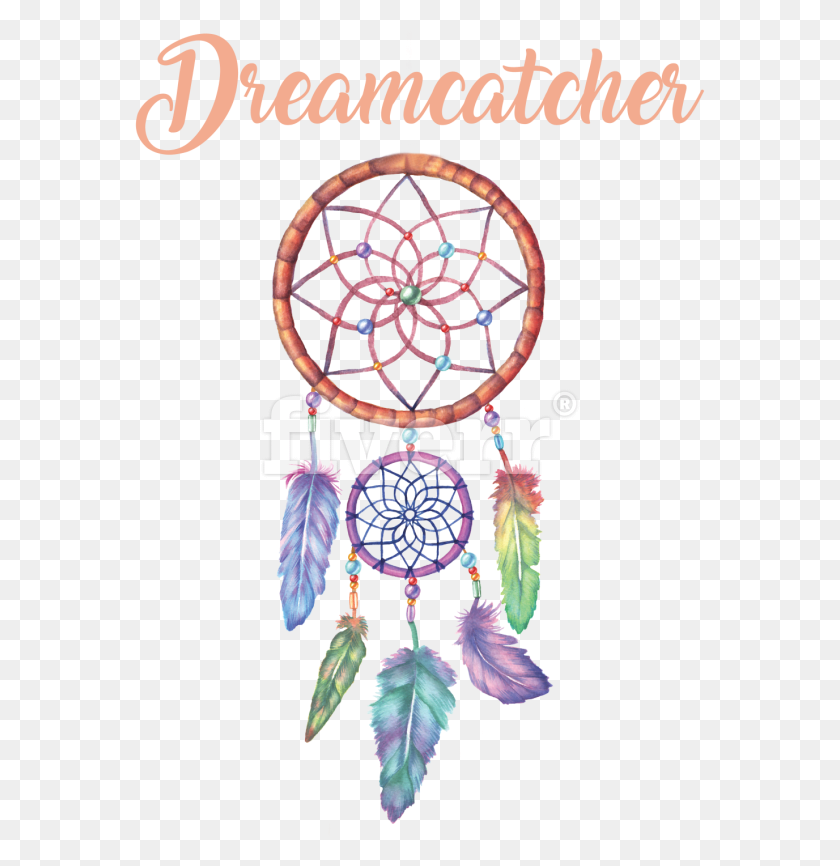 571x806 Dream Catcher Drawings With Water Color, Hoop, Pattern, Cushion HD PNG Download