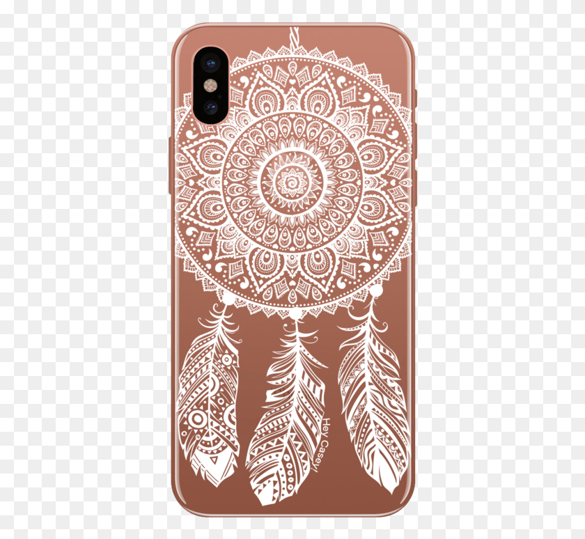 360x714 Dream Catcher Phone Case Hey Casey Previous Pink Dream Catcher Case Transparent, Rug, Lace, Pattern HD PNG Download