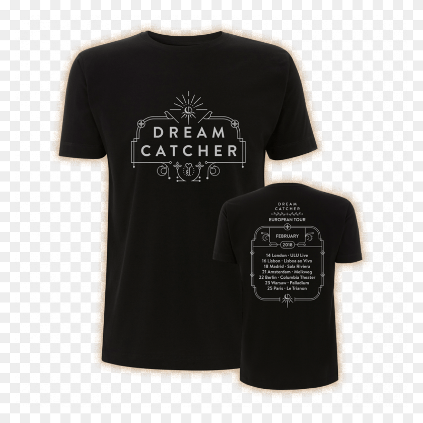 1050x1050 Dream Catcher Tour 2018 Tee Active Shirt, Clothing, Apparel, Sleeve HD PNG Download