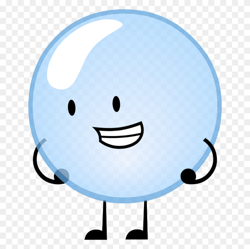 651x775 Dream Clipart Bubble Head Tennis Ball From Bfdi, Sphere, Dish, Meal HD PNG Download