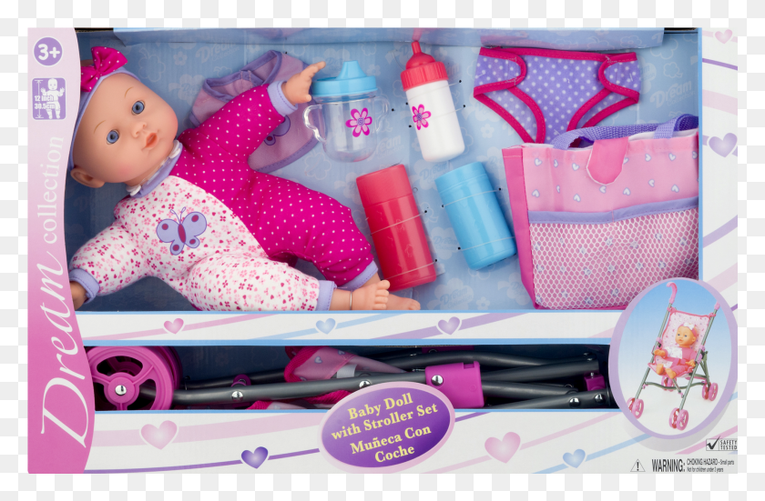 1801x1134 Dream Collection Baby Doll Stroller, Person, Human, Bag HD PNG Download