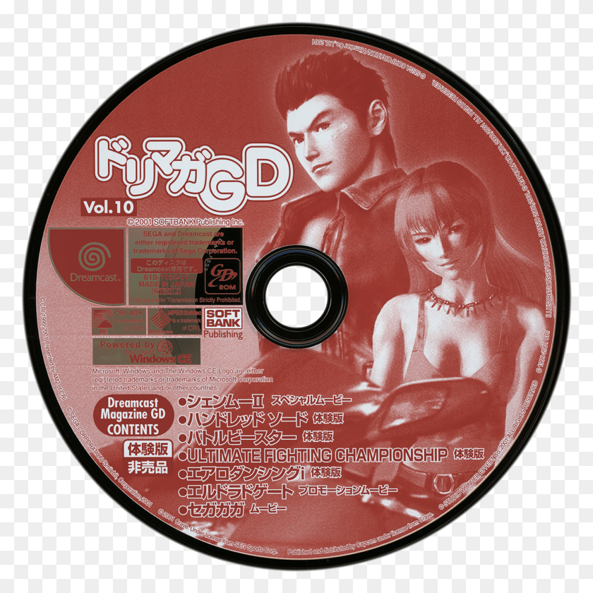 1280x1280 Журнал Dreamcast Gd Vol Cd, Диск, Человек, Человек Hd Png Скачать