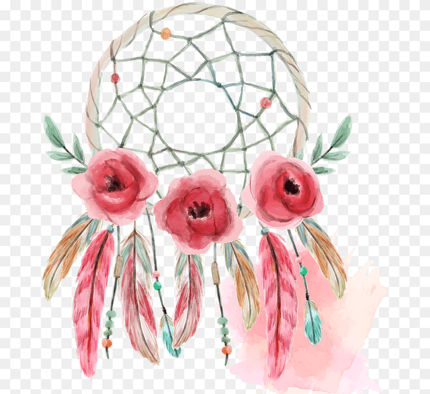684x769 Dreamcatcher, Embroidery, Pattern, Art, Flower PNG