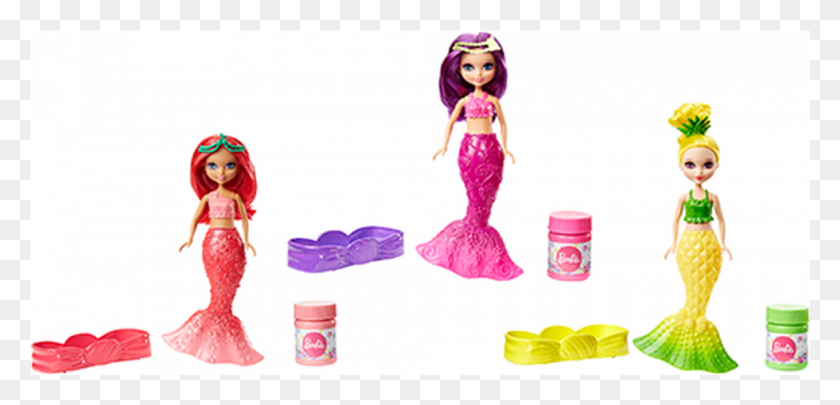 1201x532 Dreamtopia Bubbles 39N Fun Mermaid Barbie Mini Sirena Muñeca, Juguete, Figurilla, Persona Hd Png