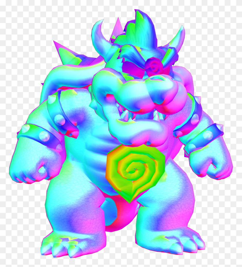 904x1006 Descargar Png Dreamy Bowser Test Render By O0Demonboy0O, Toy, Light, Graphics, Hd Png