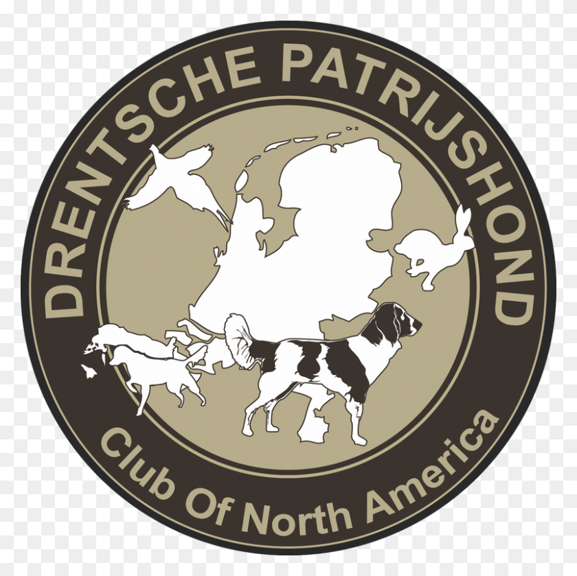 801x800 Drentsche Patrijshond Club Of North America Emblem, Logo, Symbol, Trademark HD PNG Download