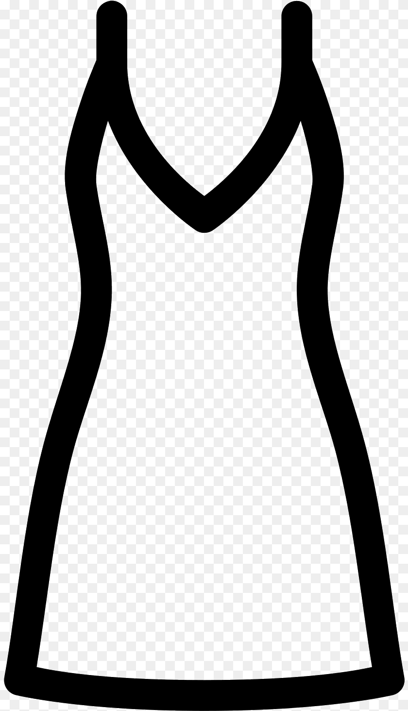 826x1463 Dress Icon Dress Picture Black And White, Gray Clipart PNG