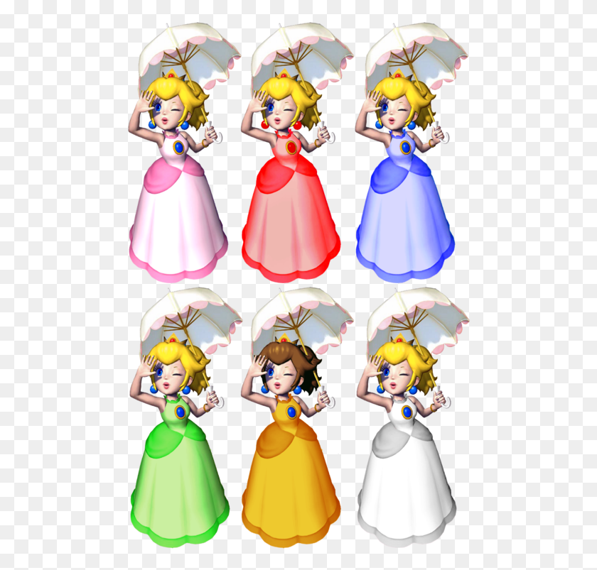 484x743 Vestido De Super Mario Sunshine Hace Su Debut La Princesa Peach Mario Sunshine Smash, Muñeca, Juguete, Figurilla Hd Png
