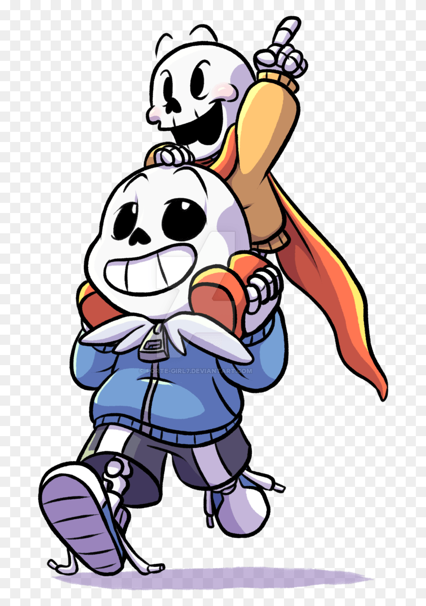 693x1135 Drew A Little Undyne Because My Friend Wanted To See Papyrus Kid, Graphics, Hand HD PNG Download