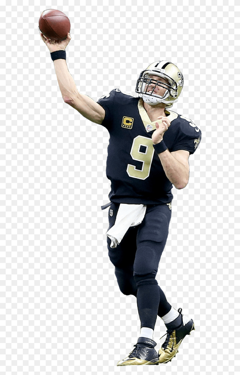 597x1252 Drew Brees Drew Brees Transparent Background, Helmet, Clothing, Apparel HD PNG Download