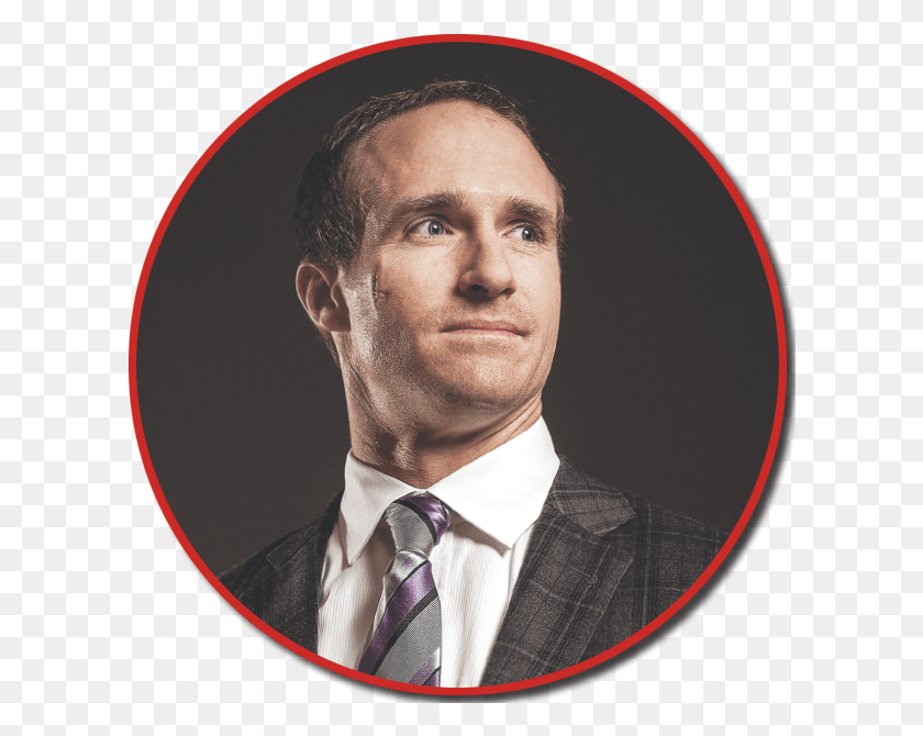 608x610 Drew Brees Marcus Spears Drew Brees, Tie, Accessories, Accessory HD PNG Download