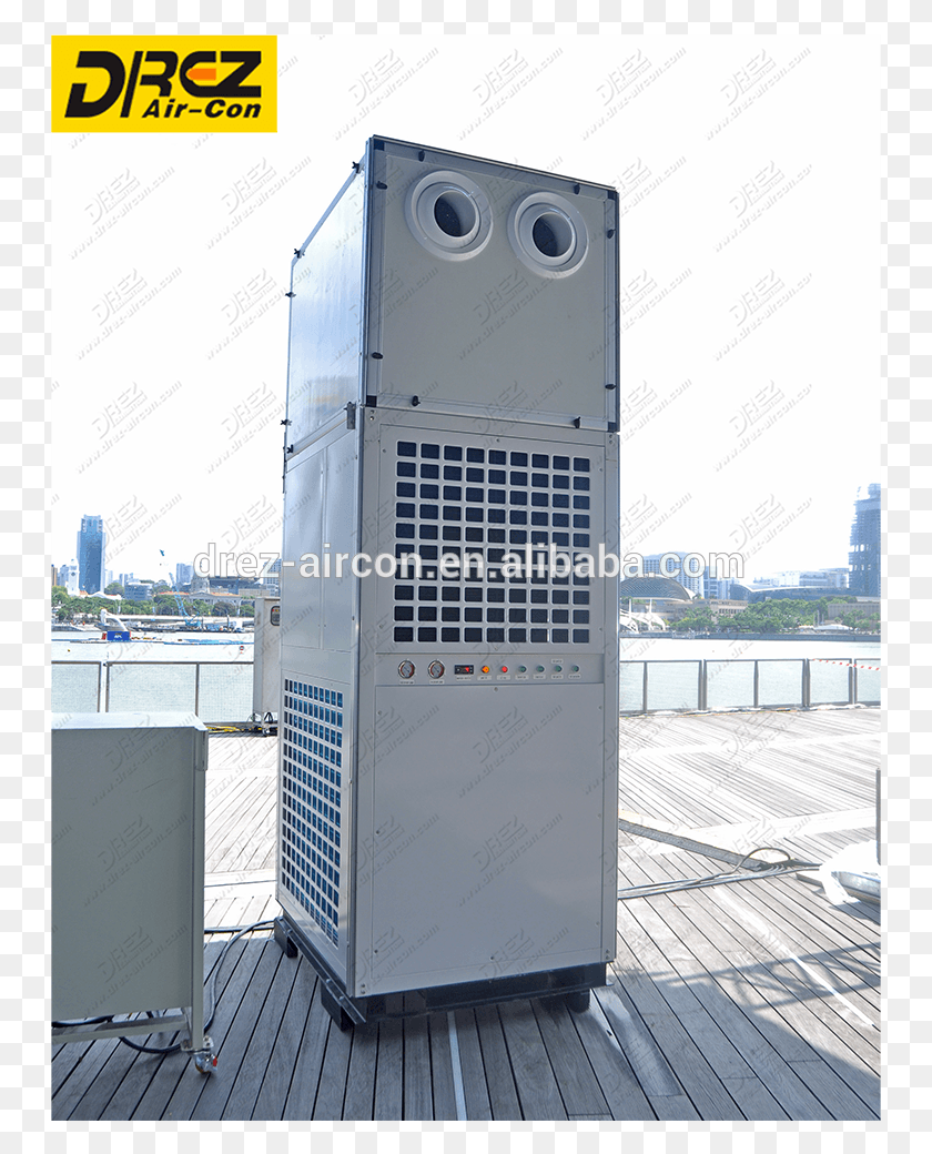 749x980 Drez 25hp Mobile Ac Unit Industrial Air Conditioning Control Panel, Appliance, Air Conditioner, Kiosk HD PNG Download