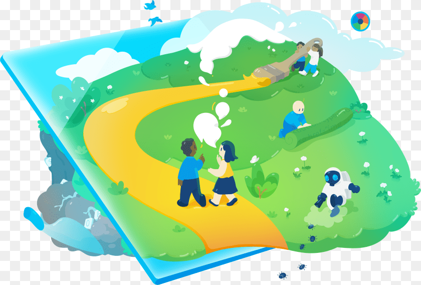 4501x3045 Dribbble Roadmap, Person, Outdoors, Play Area, Water Sticker PNG