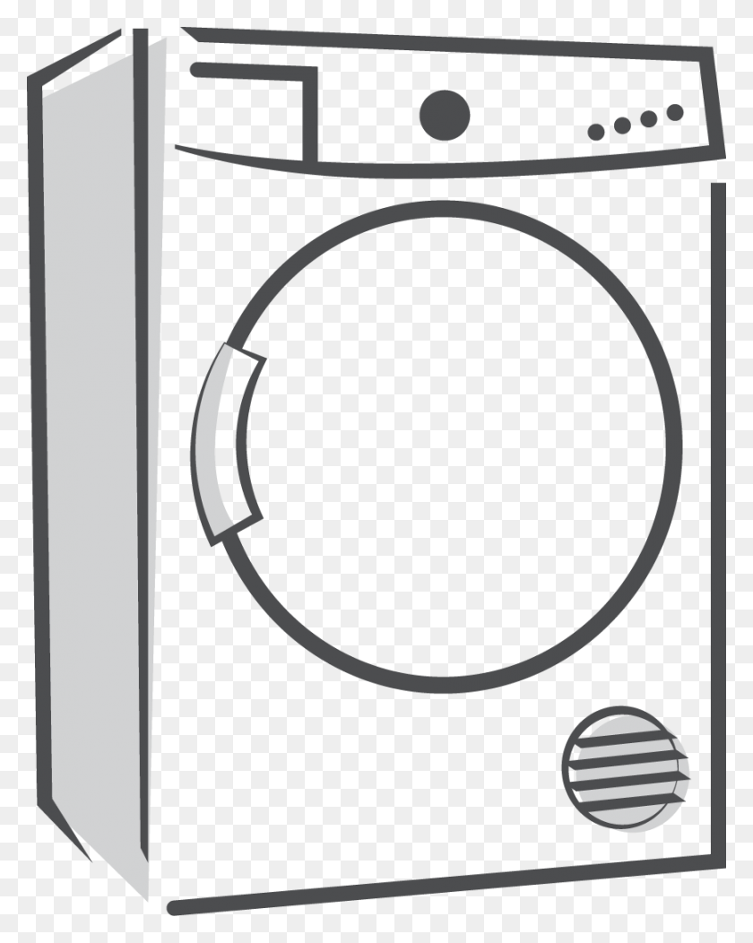 868x1105 Driers V3 Circle, Appliance, Dryer, Washer HD PNG Download