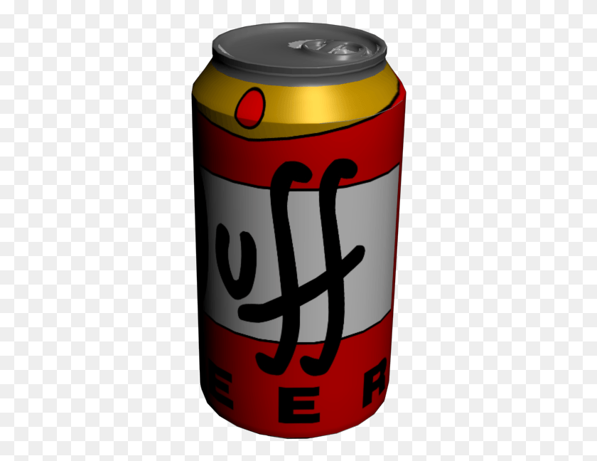 304x588 Drink Beer Can 3d Model Max Obj Mtl 1 Duff Beer, Bomb, Weapon, Weaponry HD PNG Download