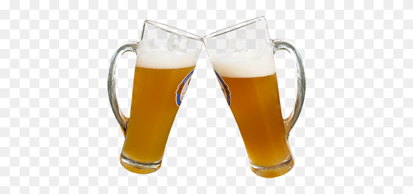 411x336 Drink Beer Glasses Abut Wheat Beer Foam Isolated, Glass, Beer Glass, Alcohol HD PNG Download