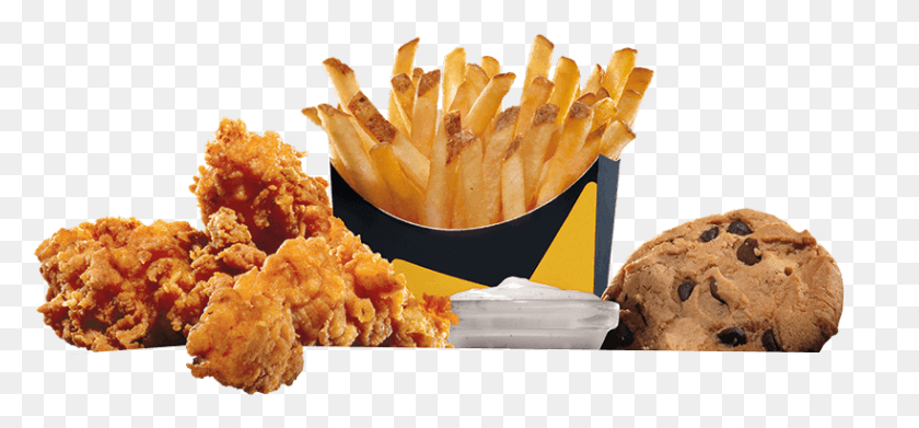 819x348 Drink Food Crispy Fried Chicken, Fries, Nuggets HD PNG Download