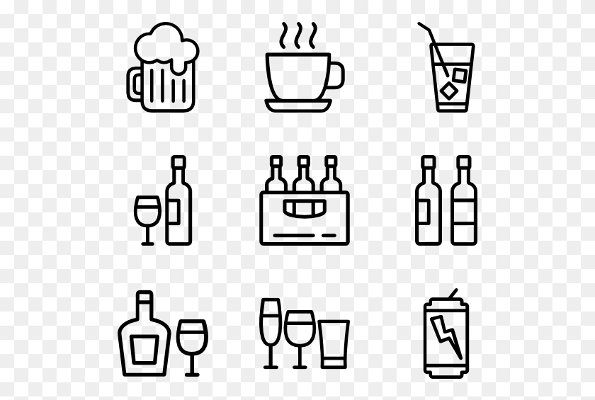 509x505 Drinks And Beverage Food Truck Icon, Gray, World Of Warcraft HD PNG Download