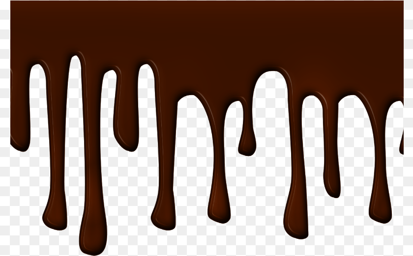 801x522 Dripping Chocolate Transparent Background, Cutlery, Fork, Food, Sweets PNG