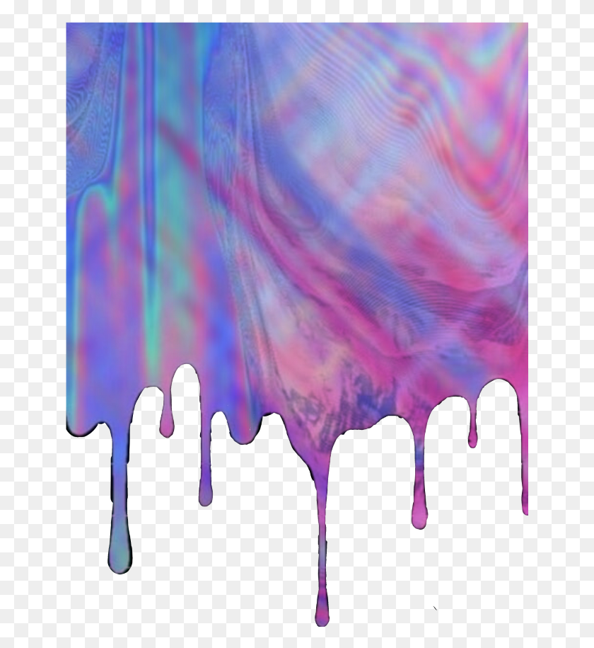 655x855 Dripping Paint Holographic Drippingpaint Glitcheffect, Animal, Nature Descargar Hd Png