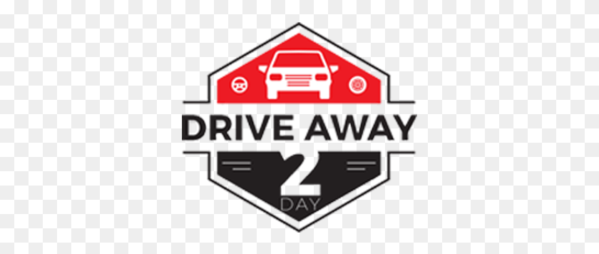 331x296 Descargar Png Drive Away Today, Señal De Tráfico, Marcador, Texto, Logo Hd Png