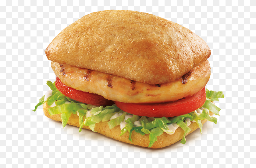 634x493 Drive In Trying To Find Anything Healthy Grand Chicken Garlic Mayo Burger, Food, Bread, Bun HD PNG Download