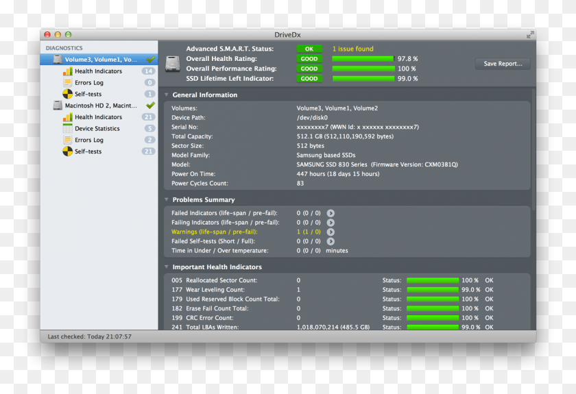 1174x776 Drivedx Drive Dashboard Drivedx Ssd Results, Menu, Text, File HD PNG Download