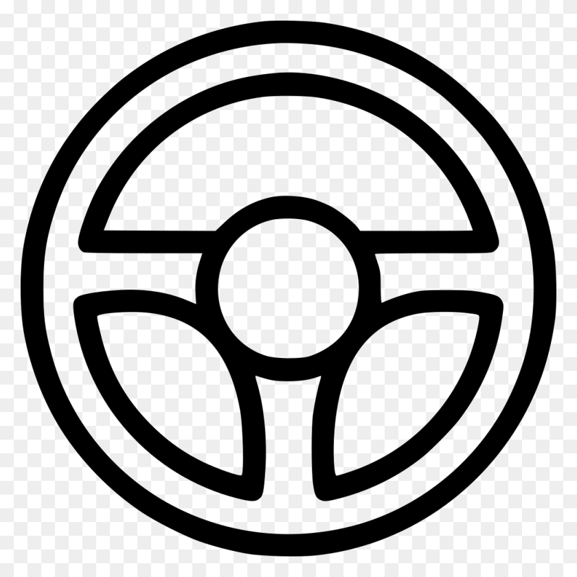 980x980 Driver Vector Steering Wheel Budhagirl Logo, Symbol, Trademark HD PNG Download