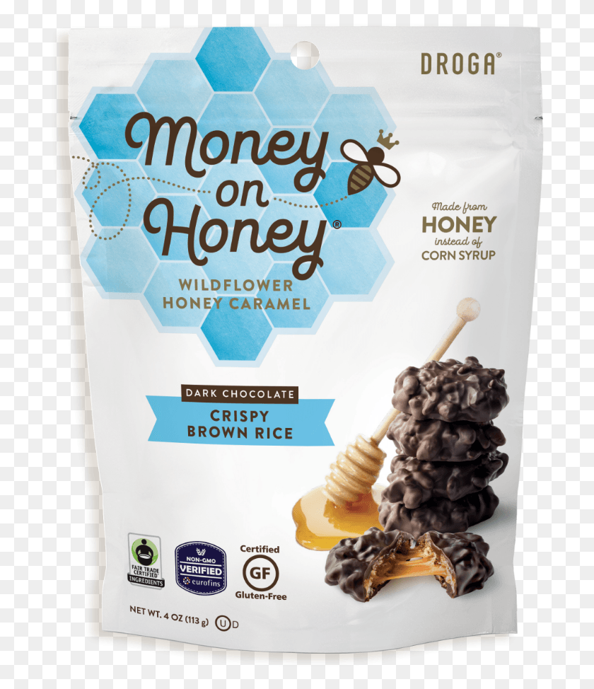 701x914 Droga Chocolates Money On Honey Dark Chocolate, Food, Flyer, Poster HD PNG Download