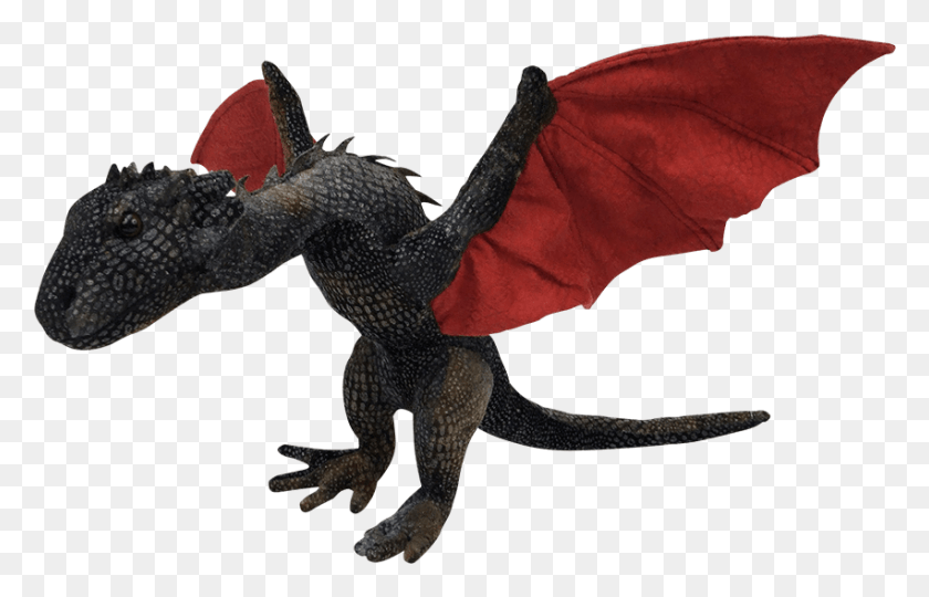 851x524 Drogon Toy, Lizard, Reptile, Animal HD PNG Download