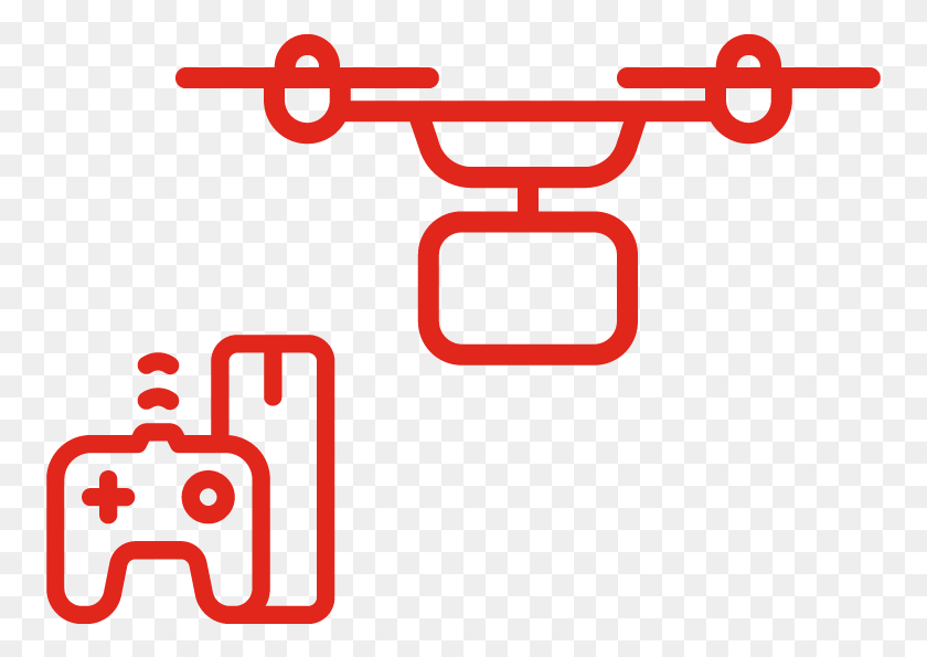 757x535 Descargar Png Drone And Pilot Drone Icon Rojo, Texto, Word, Cojín Hd Png